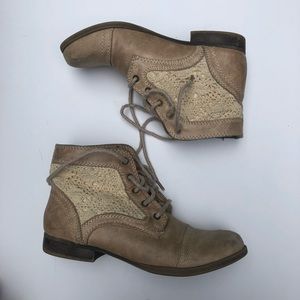 Mossimo Ankle Boots with Lace Details